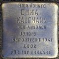 Stolperstein für Emma Kaufmann (Dasselstraße 37)