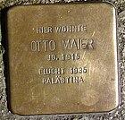 Stolperstein für Otto Maier