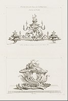 Designs for silver, Juste-Aurèle Meissonnier, 1740s