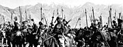 Tibetan mounted warriors.