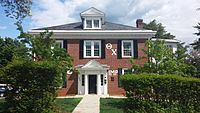 The Theta Chi house at the University of Virginia.