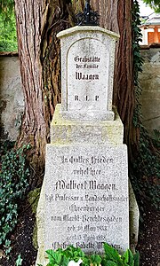 Grabstätte von Adalbert Waagen in Berchtesgaden