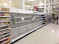 Image 13All but the most expensive bottles of water were sold out at this Publix supermarket before Hurricane Irma; in the week preceding the storm, water sold out soon after shipments arrived (from Tropical cyclone preparedness)