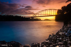 Wawa Bridge of Liloan, connecting Panaon island and mainland of Leyte.