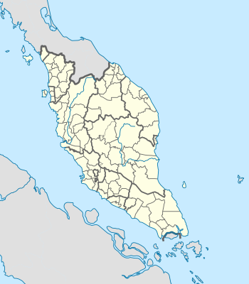 Location map Malaysia West