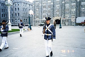 A West Point cadet walks punishment tours, aka...