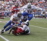 Pro Bowl, 2006. American Football is considered the most popular spectator sport in the United States.