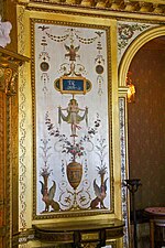 Decorative panel in the Queens's boudoir