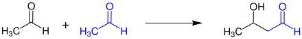 Bildung von 3-Hydroxybutanal