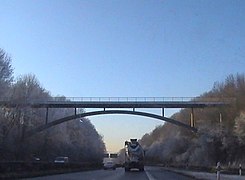 Bridge over the Autobahn near Würselen