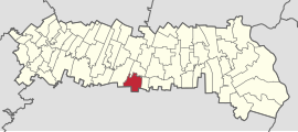 Location in Ialomița County