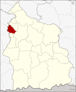 Amphoe location in Sisaket Province