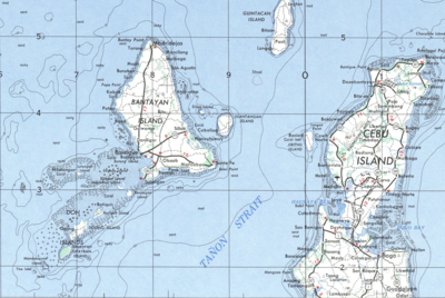 Location map Bantayan