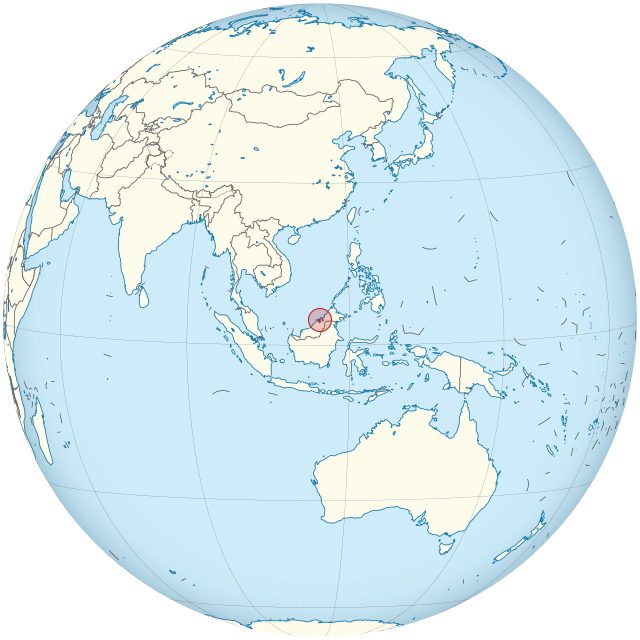 Localização de Estado de Brunei