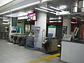文京シビックセンター方面改札（2012年7月1日）