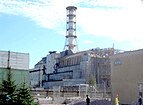 Reaktor Nr. 4 in Tschernobyl im September 2006