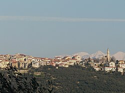 Chiusanico panorámája