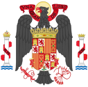 Frankocu İspanya 1945-1977 Devlet arması.