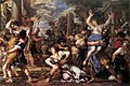 „Sabinės pagrobimas“ (1627-29, Kapitolijaus muziejus, Roma)