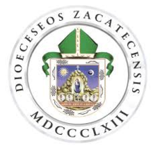 Coat of arms of the Diocese of Zacatecas