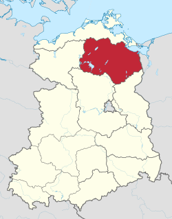 Zuständigkeitgebiet der BVfS Neubrandenburg