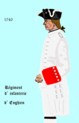 Régiment d'Enghien de 1740 à 1762