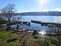 Hafen von Erlenbach ZH mit Zürichsee