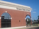 Farmers Bank and Trust Company in downtown Magnolia