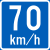 Advisory speed limit