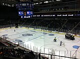 The Ford Center set up for an Evansville IceMen hockey game