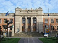 Göteborgs Universitets administrationsbygning.