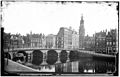 De brug in circa 1876 vastgelegd door Jacob Olie