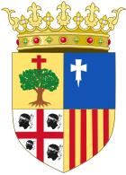 Historia Mantelo de armiloj de Aragon.svg