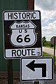 Histórica placa do Kansas