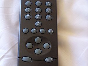 Hotel room - I love this remote!