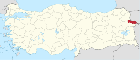 Localisation de Iğdır