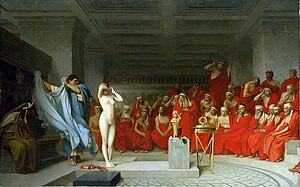 Жан-Леон Жером, Фрина, явленная перед Ареопагом (1861) - 01.jpg
