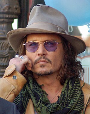 English: Johnny Depp at a ceremony for Penélop...