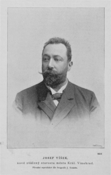 Josef Víšek r. 1895 (foto Jan Tomáš, archiv ÚČL AV ČR)