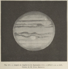 Dessin Jupiter en 1915 par Paul Briault