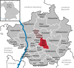 Leutenbach - Localizazion