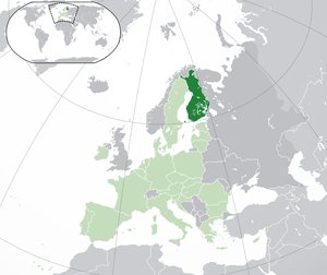 Suomen sijainti