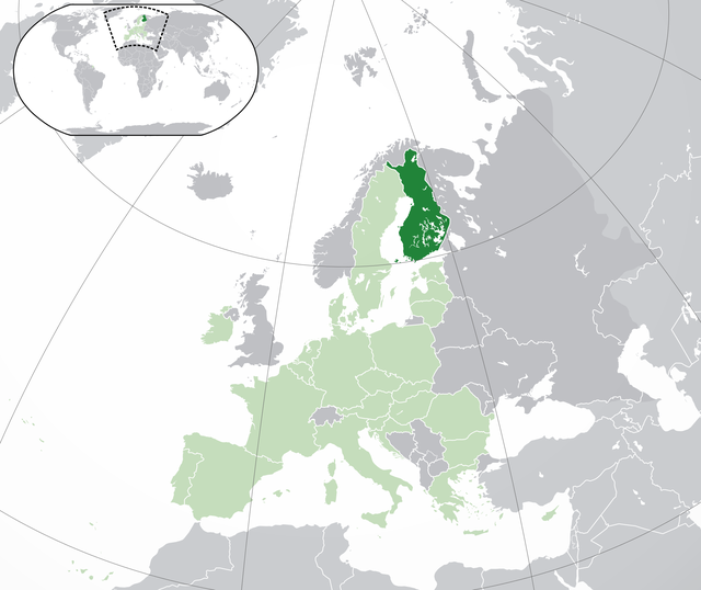 Situación de Finlandia