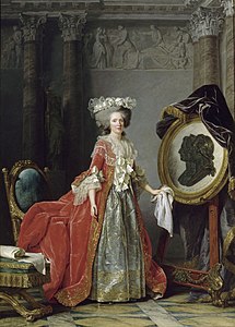 Semeya de Madame Adelaida, tía de Lluis XVI, en 1787.