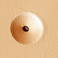 帕弗尼斯山附近的火星洞。