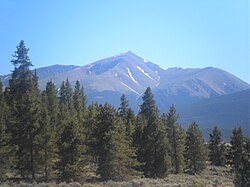 Mount Elbert v červenci