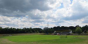 Das Münchfeldstadion in Rastatt