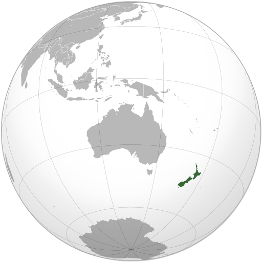New Zealand (orthographic projection)