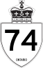 Highway 74 shield
