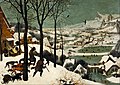 Los cazadores en la nieve es un óleo realizado por el pintor flamenco Pieter Brueghel el Viejo en 1565. Sus dimensiones son de 1,17 × 1,62 m. Se expone en el Museo de Historia del Arte de Viena.